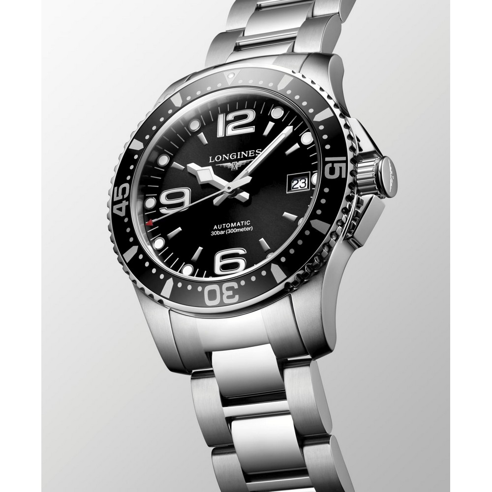 Đồng Hồ Longines Hydroconquest Nam 39mm Xám Đen